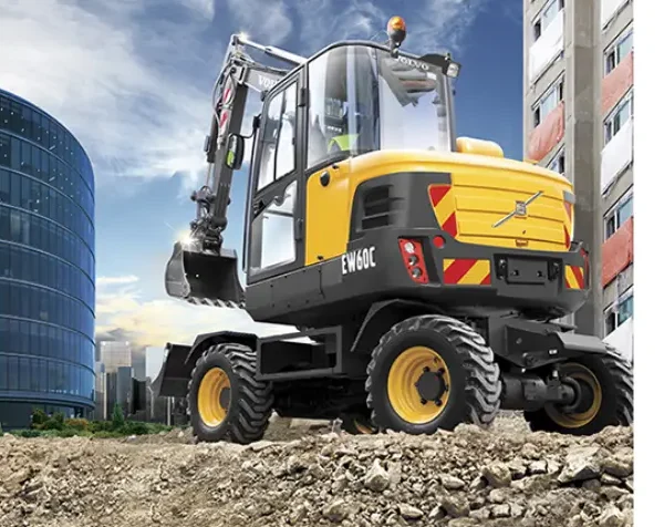 колышный экскаватор volvo ew60c 02